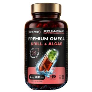 BE A PRO! Premium omega krill + algae 60 ks