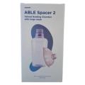 ABLE SPACER 2 Nadstavec inhalačný s ventilom s náustkom, s veľkou maskou 1 ks