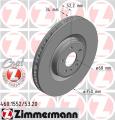 ZIMMERMANN Brzdový kotúč 460155220