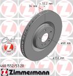 ZIMMERMANN Brzdový kotúč 460155220