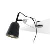 Stropná lampa Studio, čierna/krémová