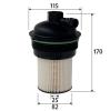 VALEO Palivový filter 587950