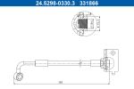 ATE Brzdová hadica 24.5298-0330.3