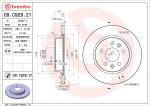 BREMBO Brzdový kotúč 09.C929.21