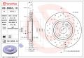BREMBO Brzdový kotúč 09.D063.1X