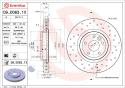 BREMBO Brzdový kotúč 09.D063.1X