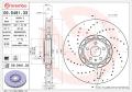BREMBO Brzdový kotúč 09.D481.33