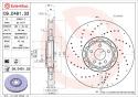 BREMBO Brzdový kotúč 09.D481.33