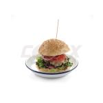 Smaltovaný tanier hlboký 18 cm