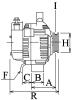 HC-Cargo Alternátor F 032 112 756