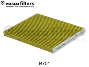 DVA Filter vnútorného priestoru B701