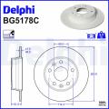 DELPHI Brzdový kotúč BG5178C