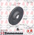 ZIMMERMANN Brzdový kotúč 100.3319.55