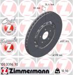 ZIMMERMANN Brzdový kotúč 100.3396.70