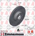 ZIMMERMANN Brzdový kotúč 150.2921.54
