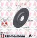 ZIMMERMANN Brzdový kotúč 285.3533.52