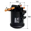 VALEO Palivový filter 587948