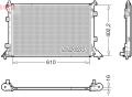 DENSO Chladič motora DRM43024