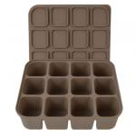 Livefy forma na ľad IceCubes, hnedá