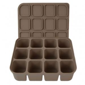 Livefy forma na ľad IceCubes, hnedá