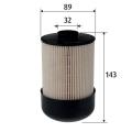 VALEO Palivový filter 587946