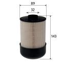 VALEO Palivový filter 587946