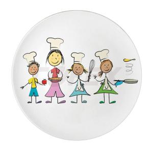Tanier plytký, veľký \"KIDS\" 240 mm