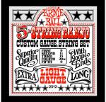 Ernie Ball Light 5-String Loop End Stainless Steel Banjo Guitar Strings