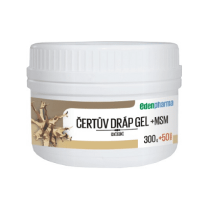 EDENPHARMA Čertov pazúr gél + MSM 300 g + 50 g ZADARMO