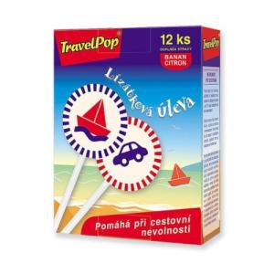 TRAVELPOP Lízanka pri cestovnej nevoľnosti 12 kusov