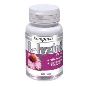 KOMPAVA L-lyzín extra 400 mg 60 kapsúl