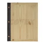 Drevený menu obal masív A5 - natural
