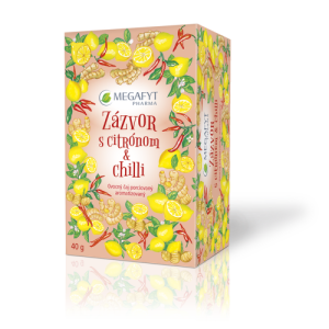 MEGAFYT Zázvor s citrónom & chilli 20 x 2 g