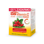 GS Vitamín C 1000 so šípkami 50 + 10 tabliet ZADARMO