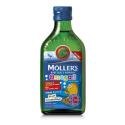 MOLLER´S Omega 3 rybí olej ovocná aróma 250 ml
