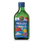 MOLLER´S Omega 3 rybí olej ovocná aróma 250 ml