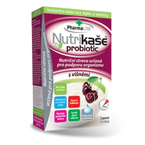 NUTRIKAŠA Probiotic s višňami 3 x 60g