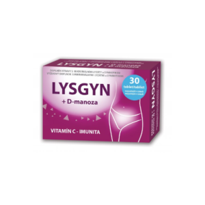 LYSGYN + D-manóza 30 tabliet rozpustných v ústach