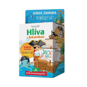 JACK HLIVÁK Hliva s rakytníkom imunit 60 tabliet + DARČEK 3D morský svet