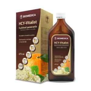 BIOMEDICA HCY-Vitalist nápojový koncentrát s príchuťou pomaranča 475 ml