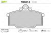 VALEO Sada brzdových platničiek kotúčovej brzdy 598214