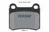 TEXTAR Sada brzdových platničiek kotúčovej brzdy 2068701
