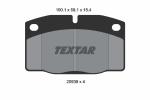 TEXTAR Sada brzdových platničiek kotúčovej brzdy 2093903