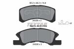 TEXTAR Sada brzdových platničiek kotúčovej brzdy 2422901