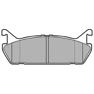 DELPHI Sada brzdových platničiek kotúčovej brzdy LP931