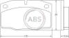 A.B.S. Sada brzdových platničiek kotúčovej brzdy 36145