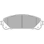 DELPHI Sada brzdových platničiek kotúčovej brzdy LP2201