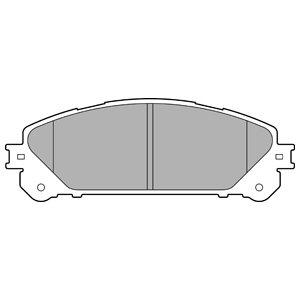 DELPHI Sada brzdových platničiek kotúčovej brzdy LP2201