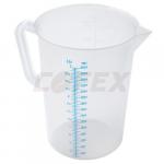 Odmerka číra s modrou mierkou - 5 l