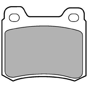 DELPHI Sada brzdových platničiek kotúčovej brzdy LP440